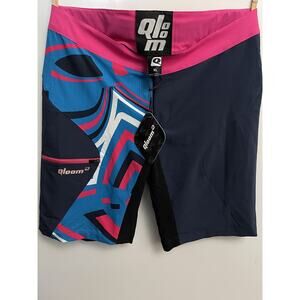 Qloom Biking Shorts W’s Airlie Shorts XL Blue/Pink/Black NWT